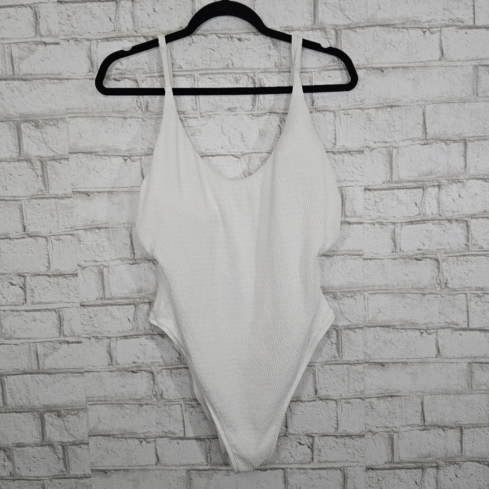 Aerie White One Piece Swimsuit